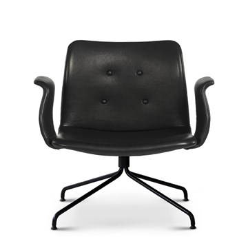 Bent Hansen Primum Lounge Chair M/Armlene Sort/Sort