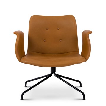Bent Hansen Primum Lounge Chair M/Armlene Sort/Cognac