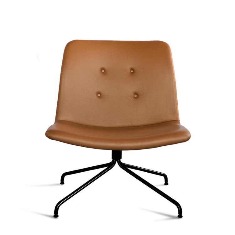 Bent Hansen Primum Lounge Chair Uten Armlener Sort/Cognac