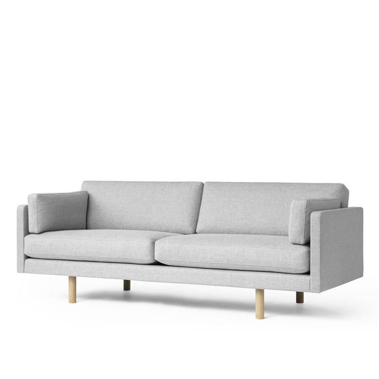 Erik Jørgensen EJ220-A 3-seters sofa Bardal Lys Grå Side