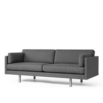 Erik Jørgensen EJ220A 3-seters sofa Foss Grå Side