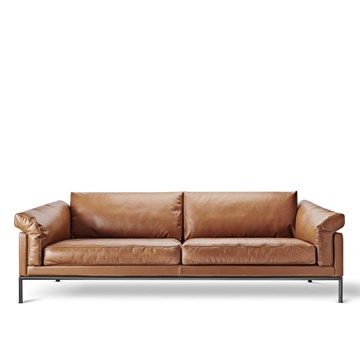 Eva Solo Furniture Crush Sofa 3-seters Envy Leather Cognac
