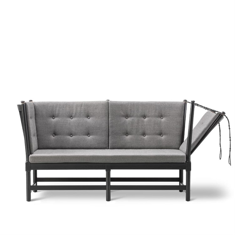 Fredericia Furniture Børge Mogensen Stretch sofa Capture 4201 Grå, svartlakkert eik