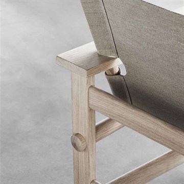 Fredericia Furniture BM2031 Canvas stol m/pute ryggdetalj