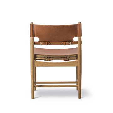 The Spanish Dining Chair, 3237 - Cognac/oljet eik