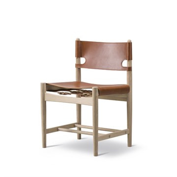 The Spanish Dining Chair, 3237 - Cognac/Såpebehandlet eik