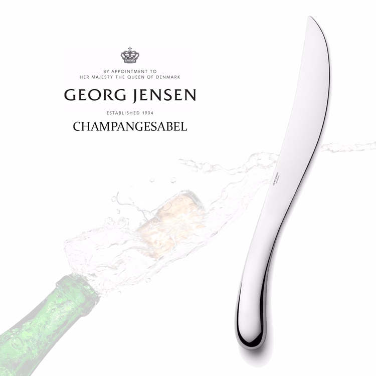 Georg Jensen Indulgence Champagnesobel med vinflaske