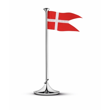 Bursdagsflagg i fargen rød og hvit fra Georg Jensen