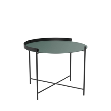 HOUE Kantbrettbord Ø62 cm Mørk grønn/Sort