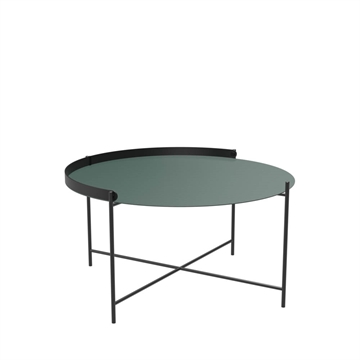 HOUE Kantbrettbord Ø76 cm Mørk grønn/Sort