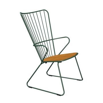 HOUE Paon Lounge Chair Furugrønn