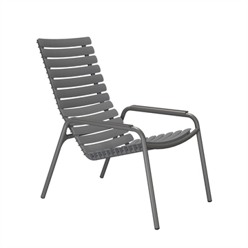 HOUE Reclips Lounge Chair Mørkegrå/Mørkegrå