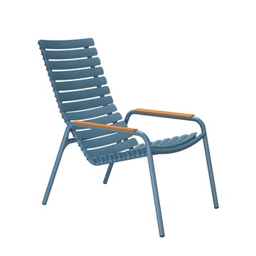 HOUE Reclips Lounge Chair Blå/Bambus