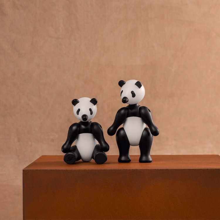 Pandabjørner designet av Kay Bojesen for stuemiljøet