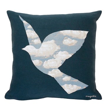 Poulin Design Magritte pute L'oiseau de ciel