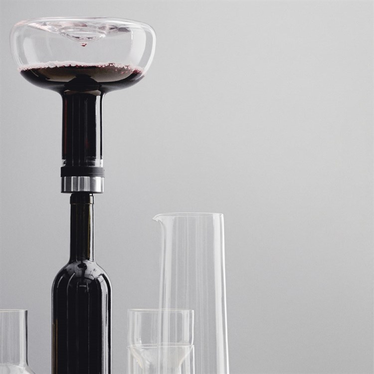 Audo Vinkaraffel Wine Breather Vinpuste med oksygen