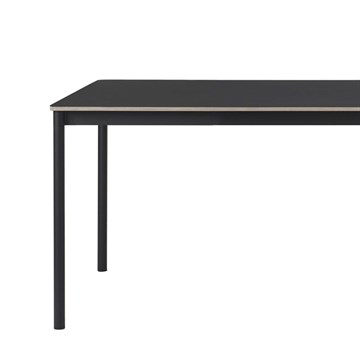 Muuto Base Spisebord med sort linoleum og kryssfiner