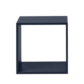 Muuto Stacked Bookcase 2.0 Åpen middels midnattsblå
