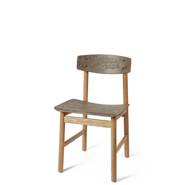 Mater Conscious Chair 3162 - Naturlakkert eik og Kaffegrums mørk