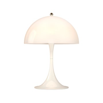 Louis Poulsen Panthella Mini Bordlampe - Opal akryl hvit