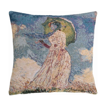 Poulin Design Claude Monet Pute - Kvinne med parasoll