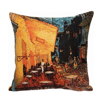 Poulin Design Vincent van Gogh Cushion - Kaféterrasse på kvelden