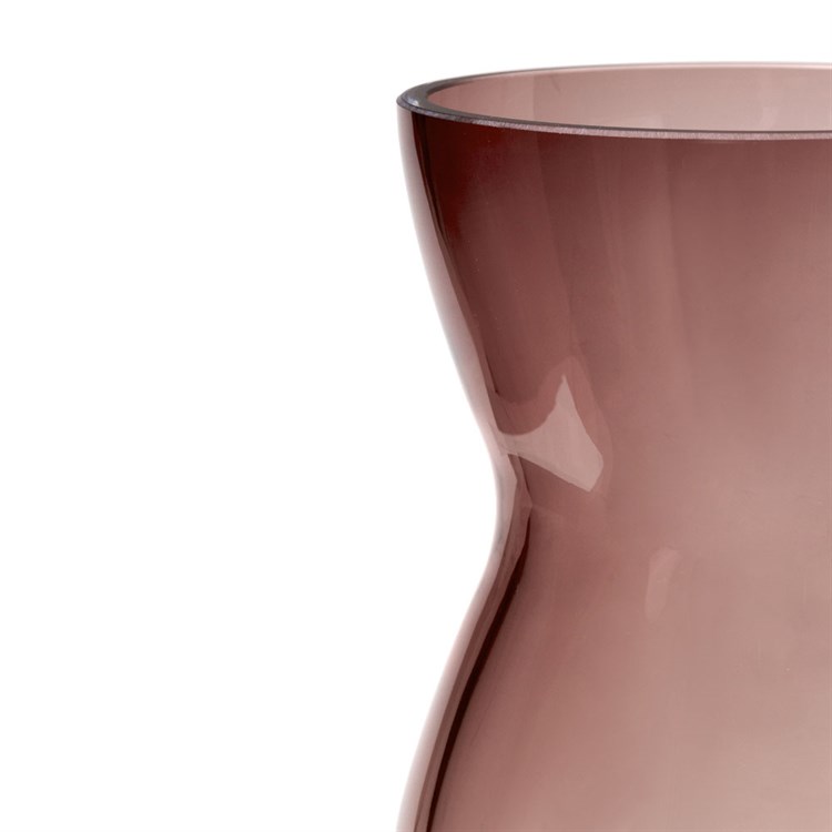 Holmegaard Calabas Vase H21 Burgund detalj