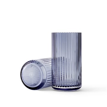 Lyngby Vase Glass Midnattsblå Medium H20,5 cm
