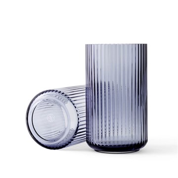 Lyngby Vase Glass Midnattsblå Stor H25 cm