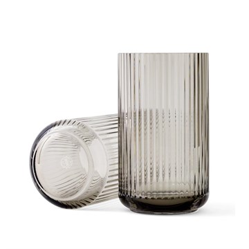 Lyngby Vase Glass Smoke XLarge H31 cm