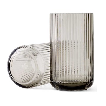 Lyngby Vase Glass Smoke XXLarge H38 cm