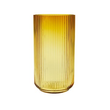 Lyngby Vase Glass Amber XXLarge H38 cm