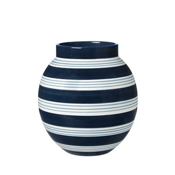 Kähler Omaggio Nuovo Vase H20.5 Mørk blå
