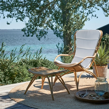 Sika-Design Outdoor Monet Lenestol naturell med pute