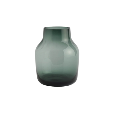 Muuto Silent Vase Ø15 - Mørk grønn