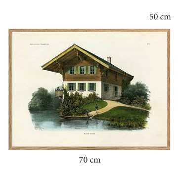 The Dybdahl Co Poster Maison Suisse eikeramme 70x50 cm
