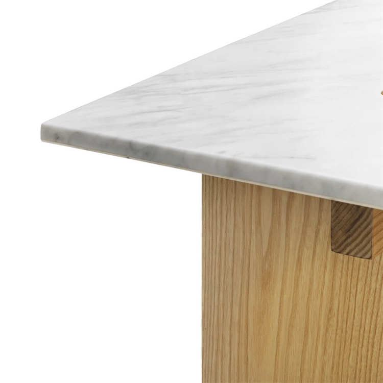 Normann Copenhagen Solid Sofabord - Hvit bordplate