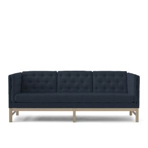 Fredericia Furniture EJ315-3 Sofa - Sæbe Eg/Mørkeblå
