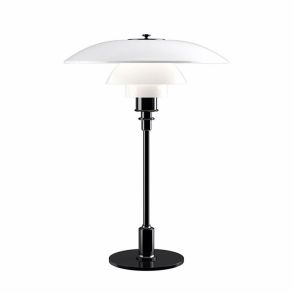 Louis Poulsen PH 3½ - 2½ Bordlampe - Sortforkromet