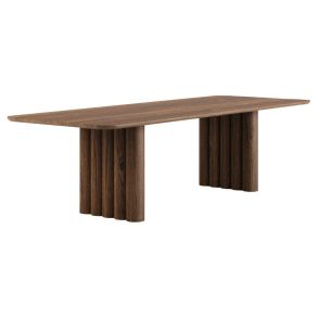 dk3 Plush Table Rectangular Spisebord - Walnut Oil