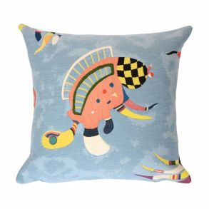 Poulin Design Kandinsky pute Bleu De Ciel Extrait 1**