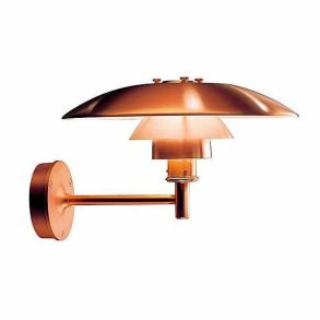 Louis Poulsen PH 4½-3 Utendørs vegglampe - børstet kobber